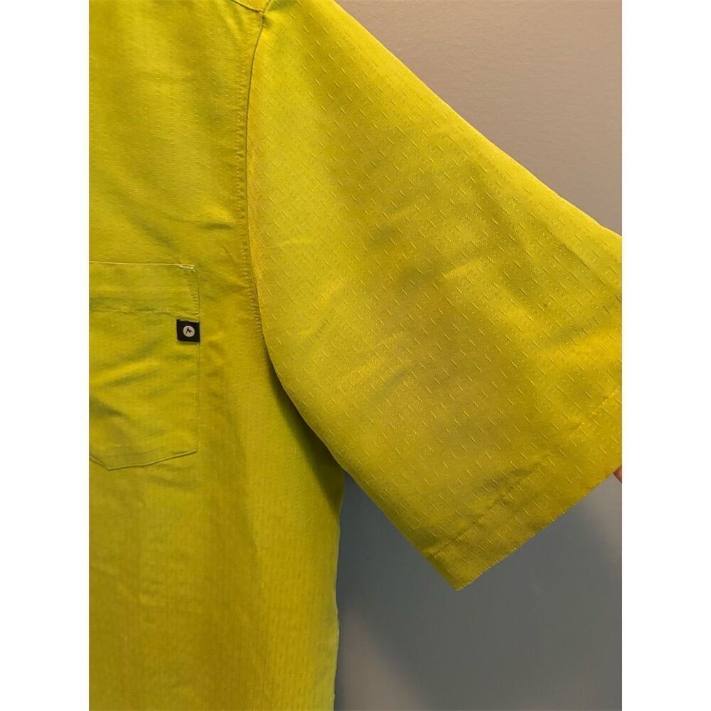 Marmot Men's L Green Short Sleeve Button-Up Shirt Casual Summer - Picture 6 of 10